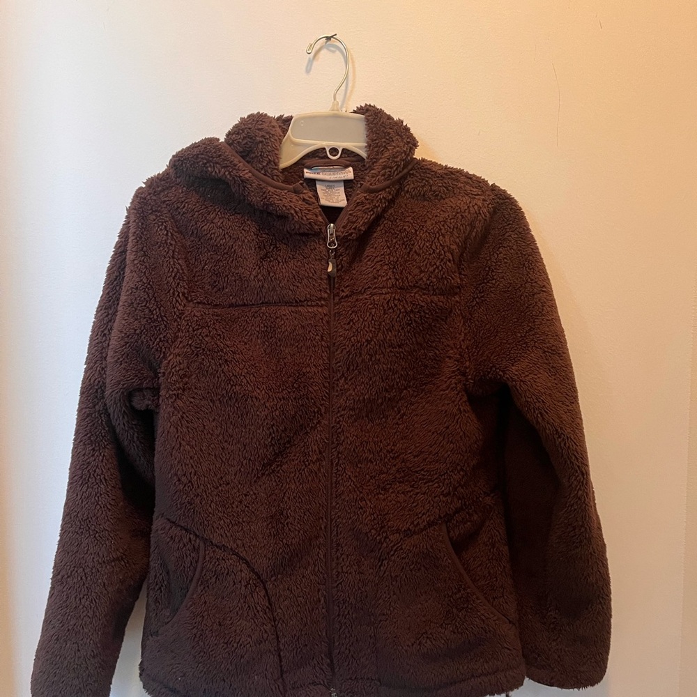 Free Country Brown Pullover Jacket with Hood